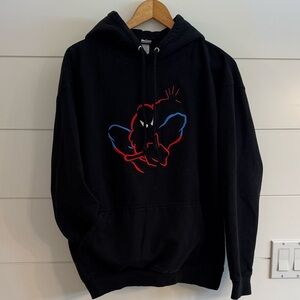 Marvel Spider-Man Hoodie Universal Studios Black Men’s M L Women M Youth XL